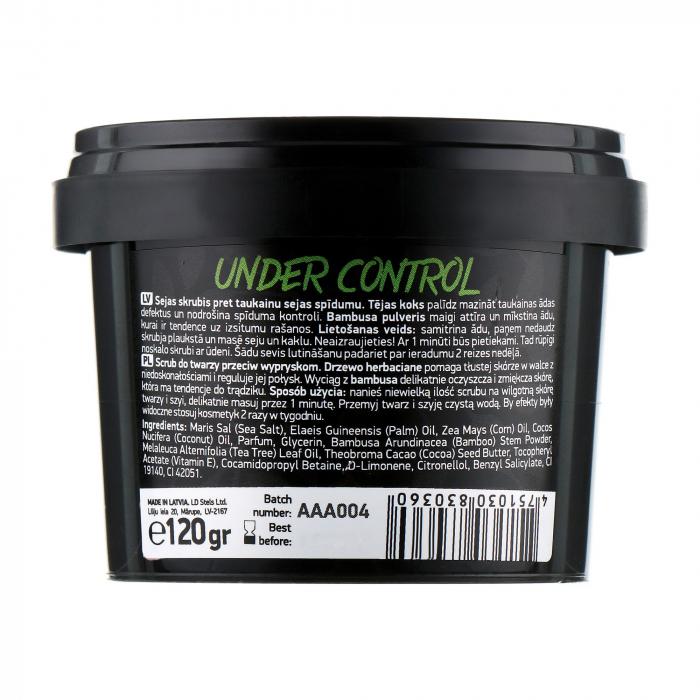 Скраб для лица Under Control Beauty Jar 120 мл (4751030830360) - фото 2