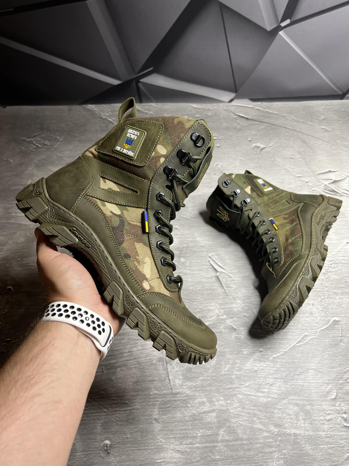 Берці чоловічі демісезонні р. 41 Хакі/Мультикам - фото 2 Берці чоловічі демісезонні р. 41 Хакі/Мультикам - фото 2