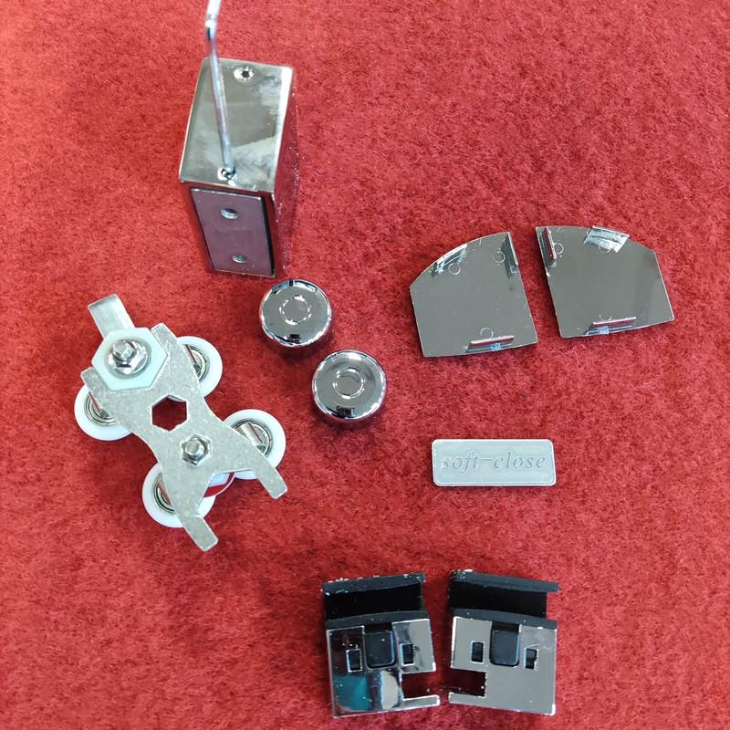 Душевая дверь в нишу KOER SR SD05-140x200-TR-01 прозрачное стекло Easy Clean 6 мм Хром (KR5406) - фото 3