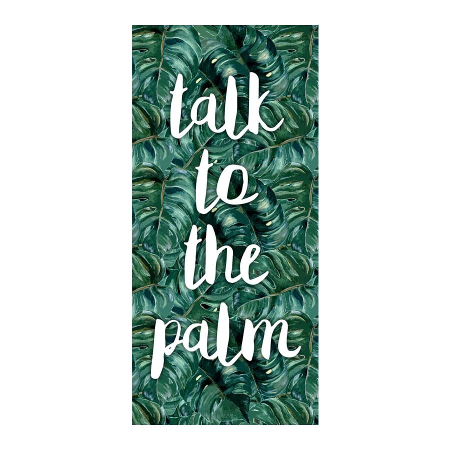 Полотенце с принтом Talk to the palm 150х70 см (PLB_21J042)