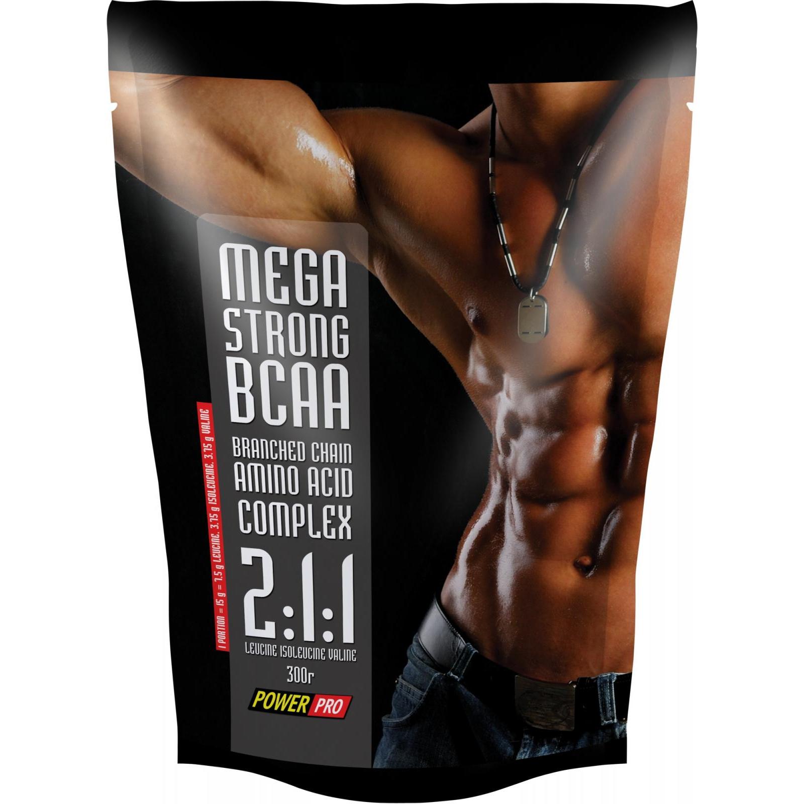 Амінокислота BCAA для спорту Power Pro BСАА 300 г 60 порцій Unflavored - фото 1