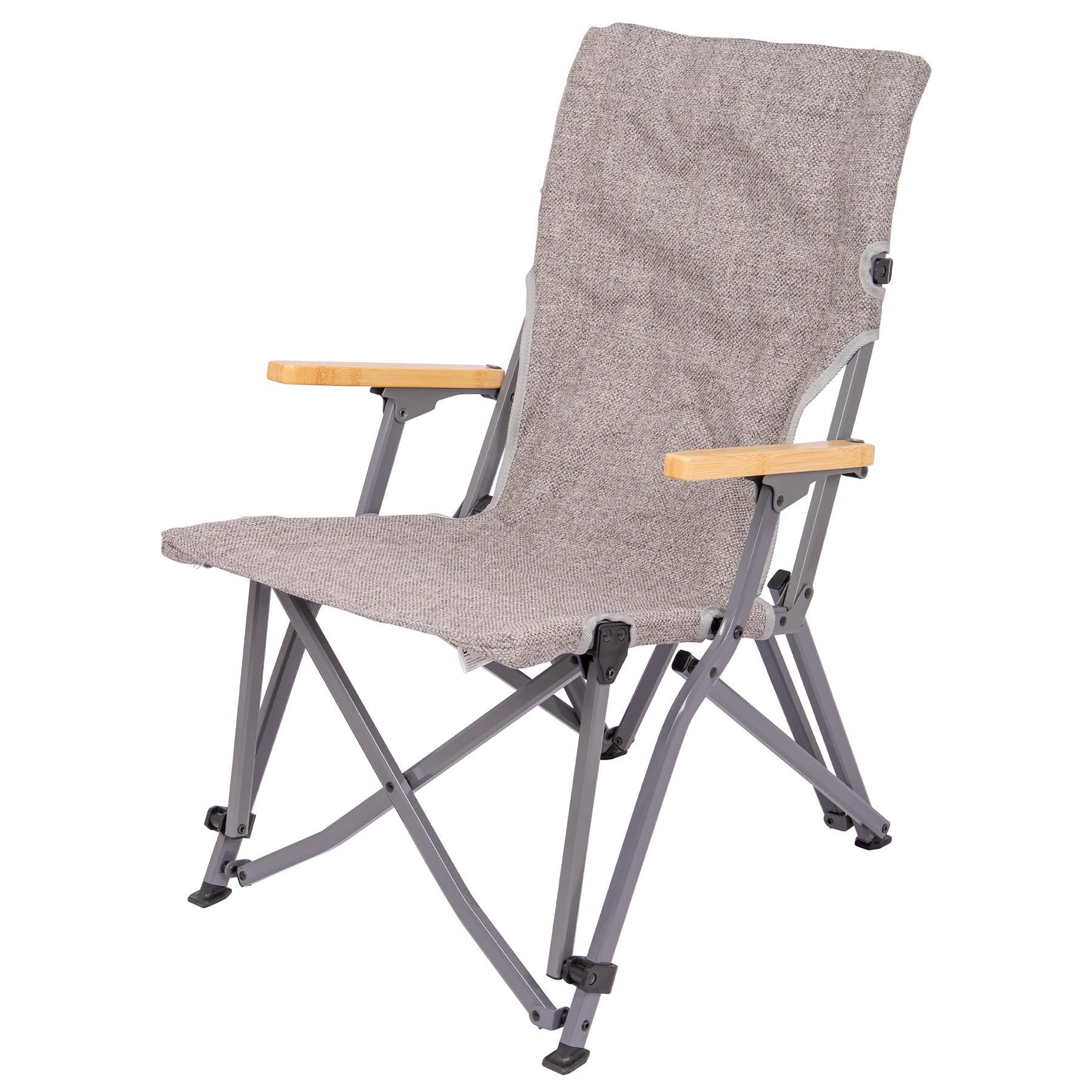 Туристичне крісло розкладне Bo-Camp Chelsea Grey (1204810) - фото 3