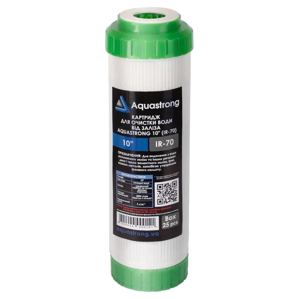 Картридж для фильтров воды от железа Aquastrong IR-70 10" (AKD47083)