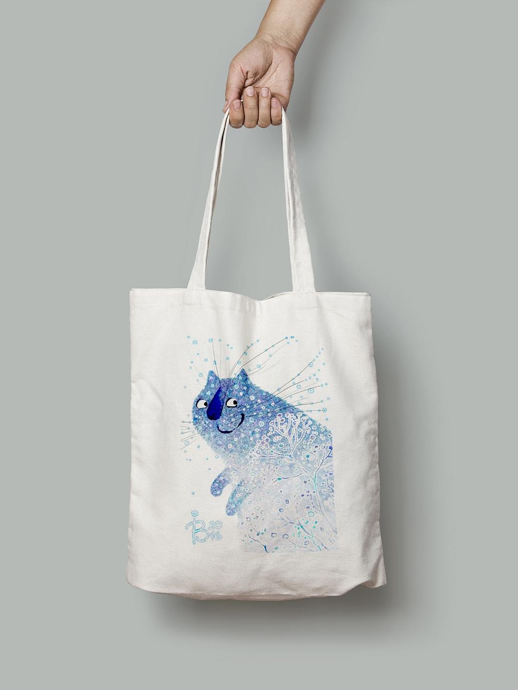 Эко-сумка Снегокот шопер (rinaz_20162225044_Bag)