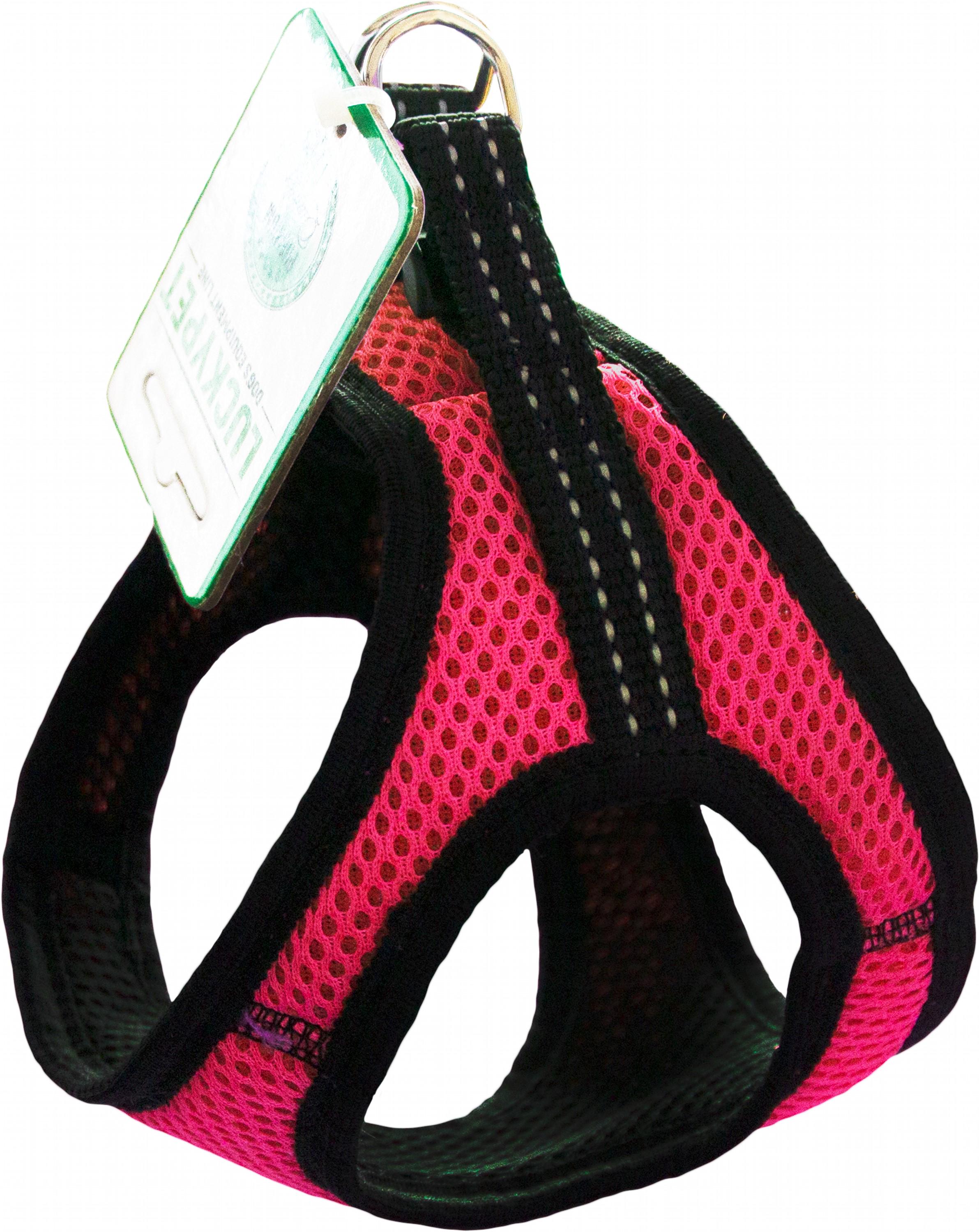 Нагрудник из сетки Lucky Pet двойной №3 33-35/37-39 см Розовый (4820224219974)