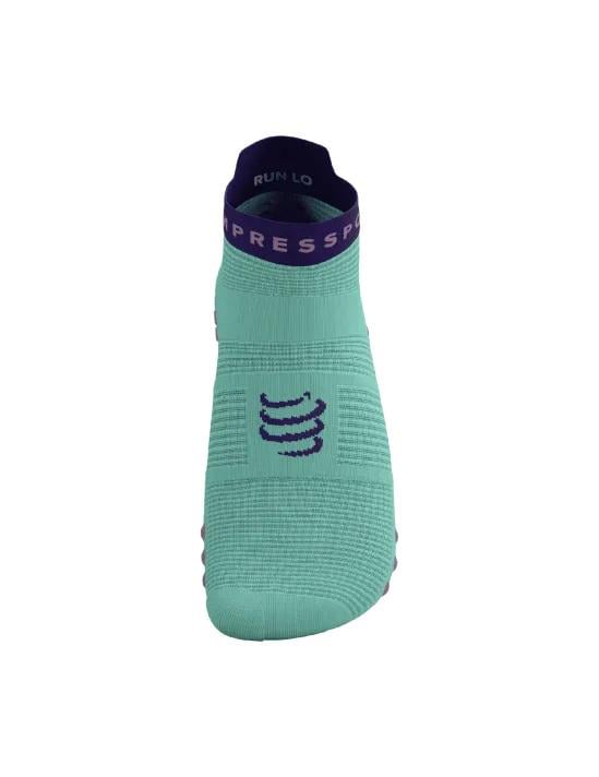 Шкарпетки Compressport Pro Racing Socks V4.0 Run Low T1 Shell Blue/Purple - фото 3