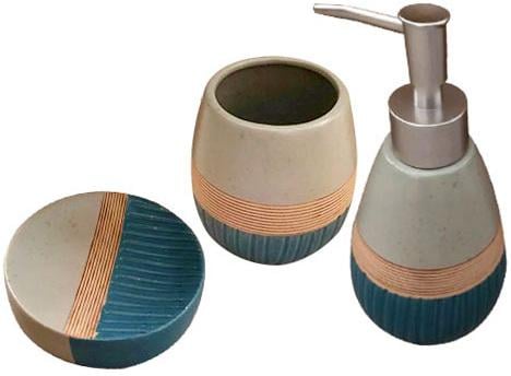 Набір аксесуарів Luxury для ванної кімнати 3 пр. кераміка (ST-887-07-01)
