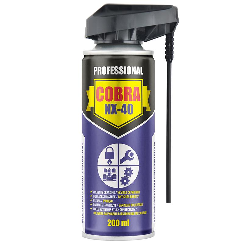 Змазка багатофункціональна Nowax NX-40 Multifunctional Lubricant Professional Cobra 200 мл (NX20600)