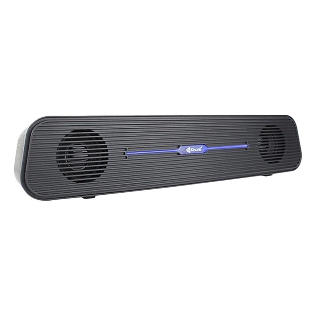 Набор портативных колонок Kisonli 2.0 i-520 USB 3,5 мм Черный (31340)