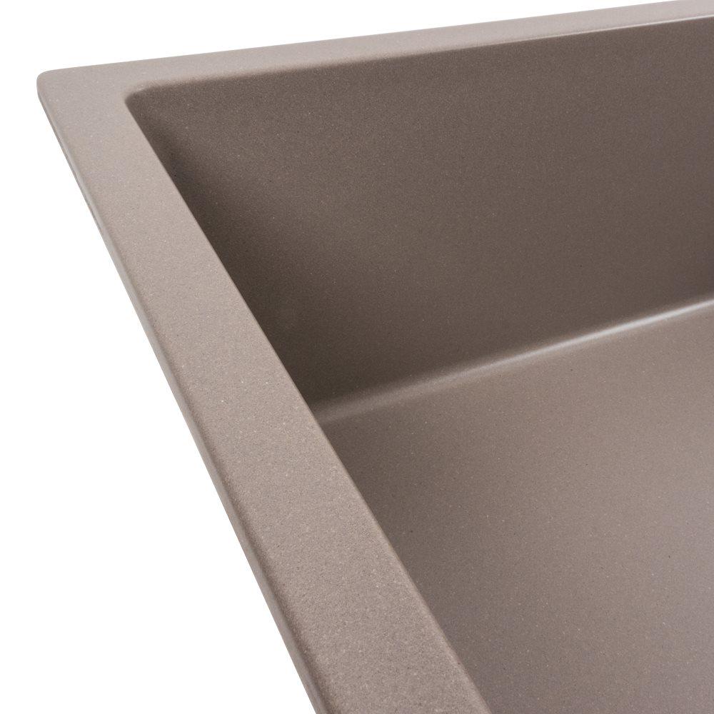 Мойка для кухни гранитная Platinum 8650 DIAMOND матовая Дюна - фото 4 Мойка для кухни гранитная Platinum 8650 DIAMOND матовая Дюна - фото 4