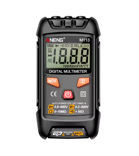 Мультиметр автоматический Aneng M113 LCD AC/DC автоотключение Black