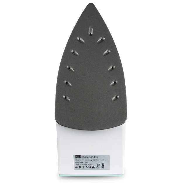 Праска парова RAF R.1106 та керамічною підошвою 1800 Вт Бірюзовий - фото 5 Праска парова RAF R.1106 та керамічною підошвою 1800 Вт Бірюзовий - фото 5