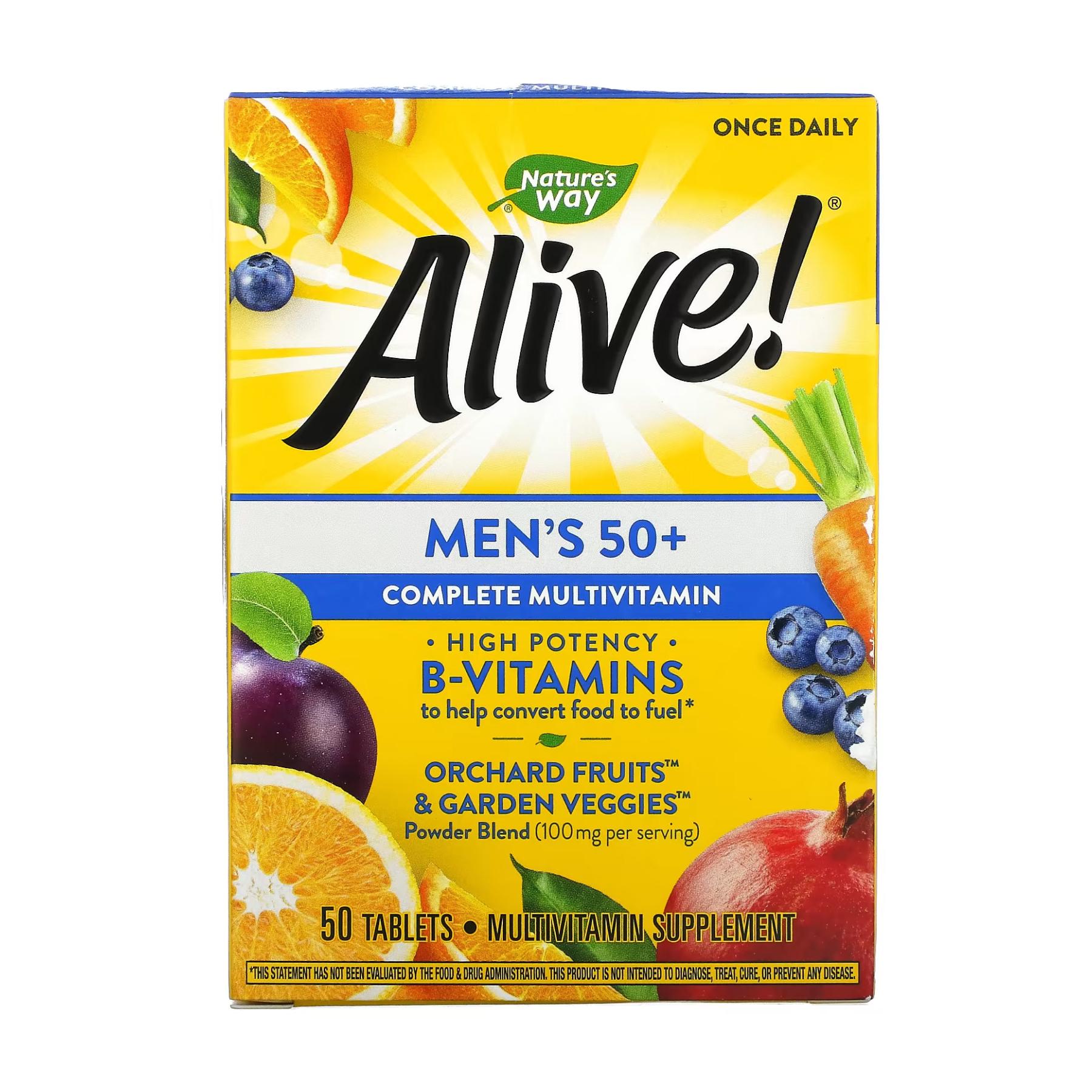 Комплекс для мужчин Nature's Way Men's 50+ Complete Multivitamin 50 tabs