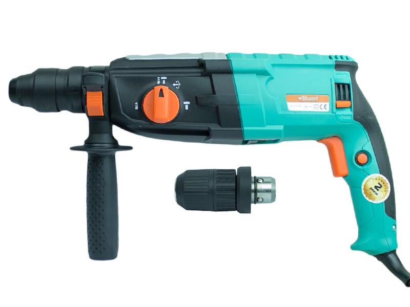 Перфоратор Sturm RH2528D 1300 Вт в кейсі з додатковим патроном (40523797)