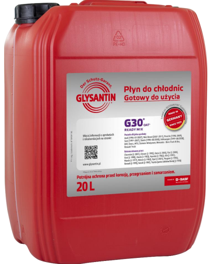 Антифриз готовий GLYSANTIN G30 READY MIX для системи охолодження 20 л (24679717)