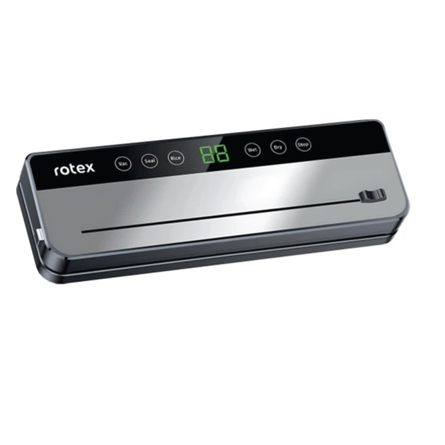 Вакууматор для еды Rotex RVS200-S для сухих продуктов пластиковый Серый (GR-05619)