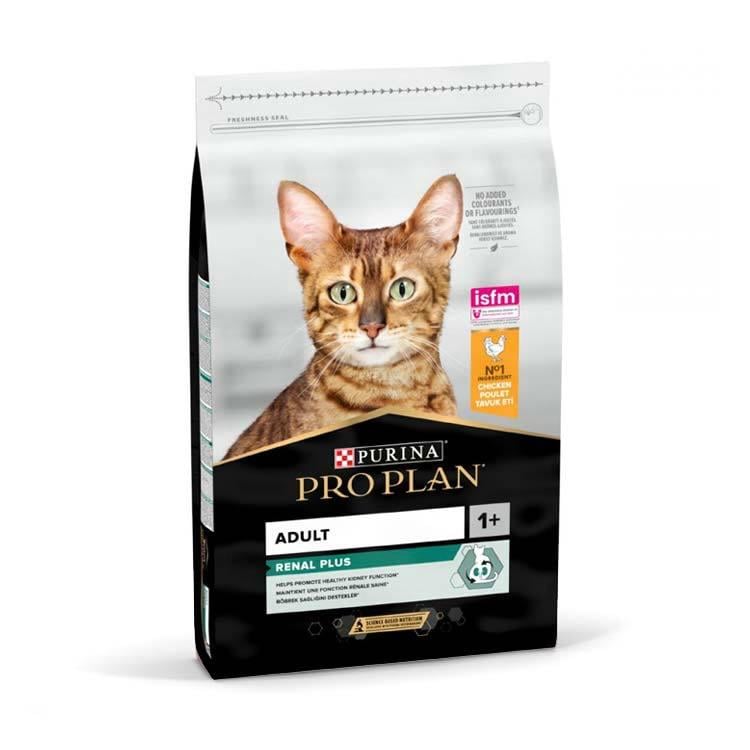 Корм сухий Purina Pro Plan Cat Renal Plus Chicken з куркою для дорослих котів 1,5 кг (505956)