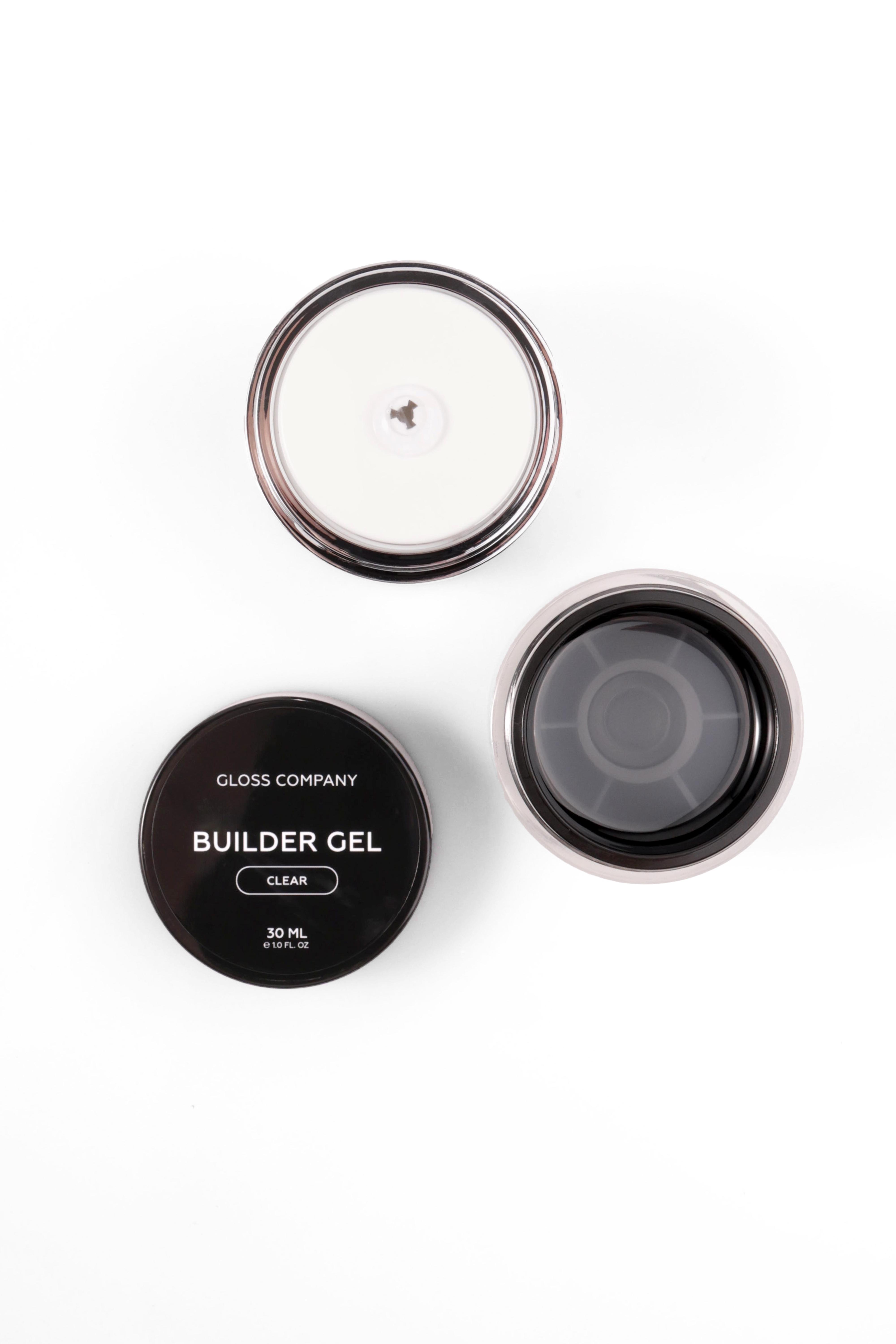 Однофазный гель для наращивания и моделирования ногтей GLOSS COMPANY Builder Gel Clear с помпой 30 мл (184717)