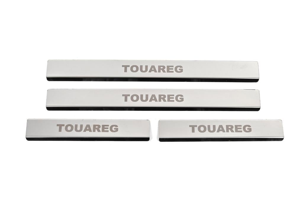 Накладка на пороги Carmos V1 для Volkswagen Touareg 2010-2018 гг. нержавеющая сталь 4 шт. Хром (125248) Накладка на пороги Carmos V1 для Volkswagen Touareg 2010-2018 гг. нержавеющая сталь 4 шт. Хром (125248)