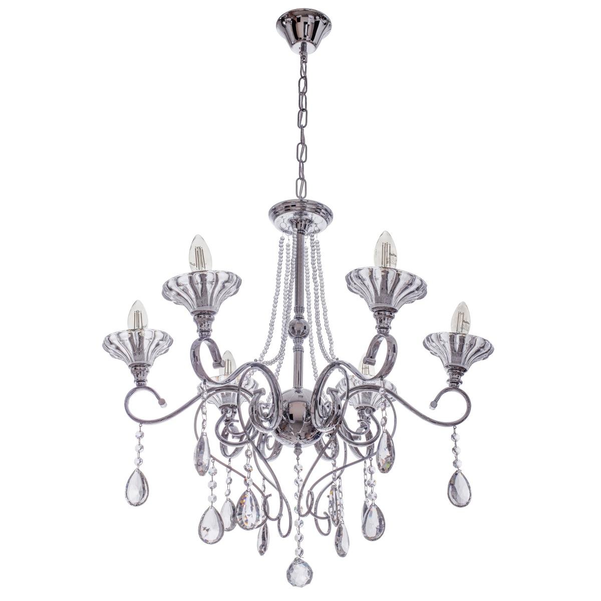 Люстра Brille BCL-722S/6 E14 CH (23-538)