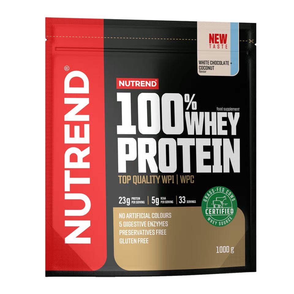Протеин Nutrend Whey Protein White chocolate+coconut 1000 г