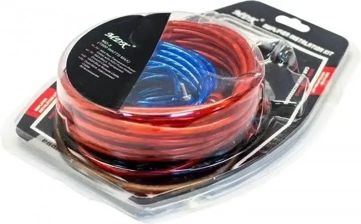 Набор монтажных проводов MD 2GA для подключения авто-сабвуфера (9461)