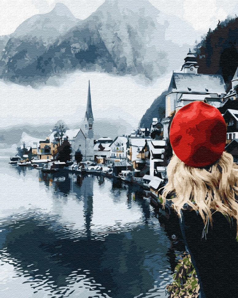 Картина по номерам Brushme Путешественница в Гельштате (GX34827) Картина по номерам Brushme Путешественница в Гельштате (GX34827)