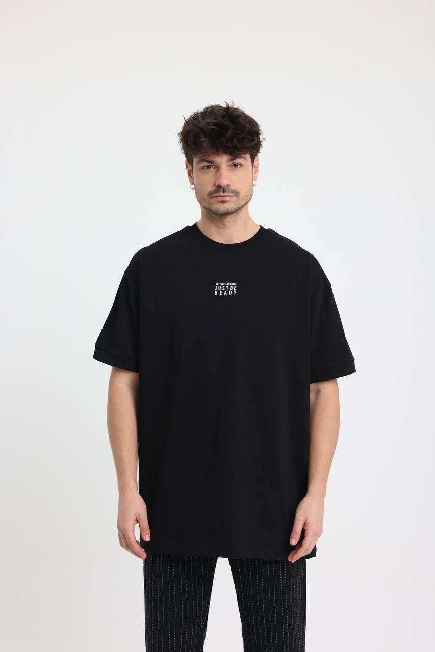 Футболка Oversize M Черный (0087)