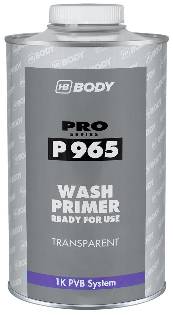 Грунт кислотный Body HB P965 1К Wash Primer 1 л Прозрачный
