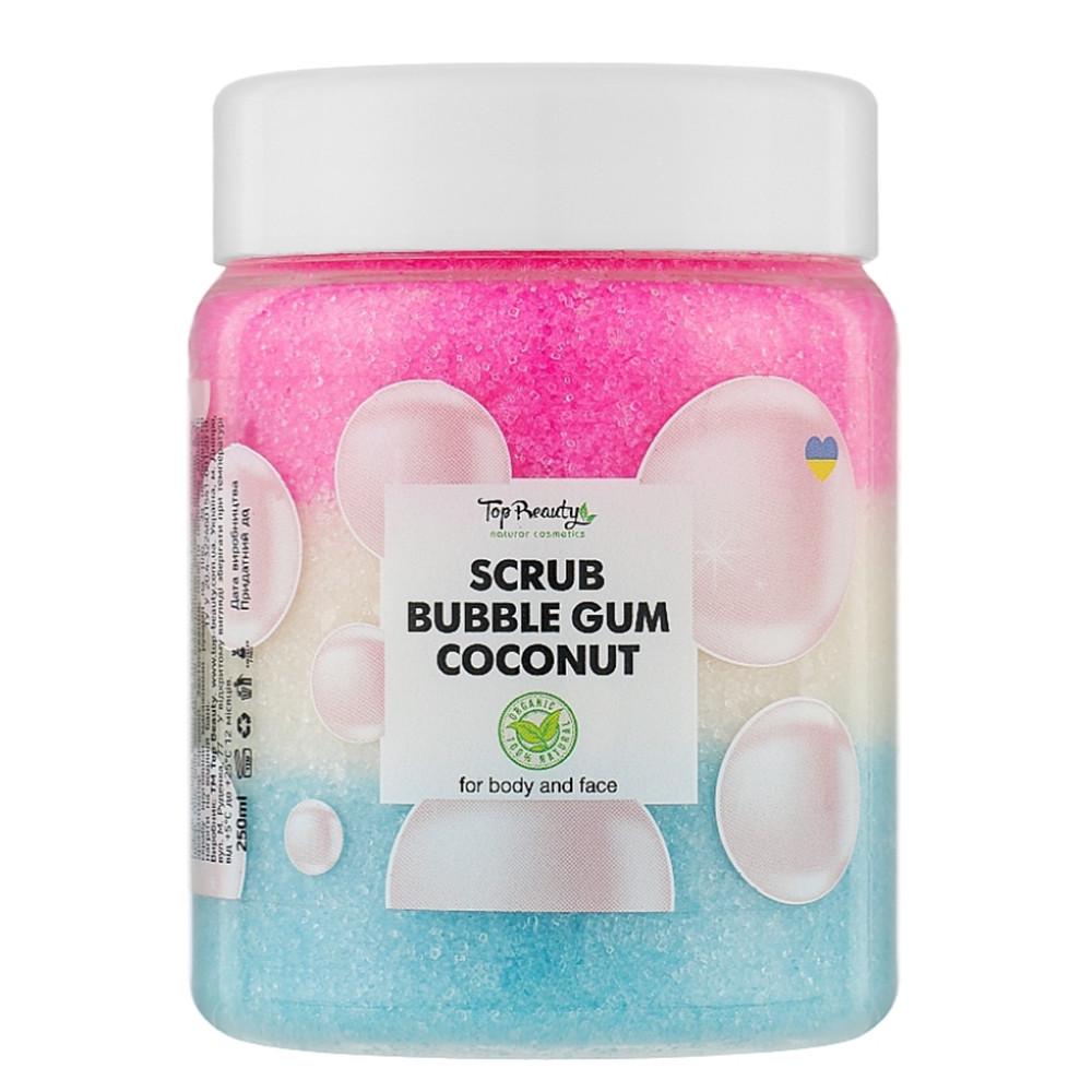 Скраб для тела и лица Top Beauty Scrub Bubble Gum Coconut жвачка 250 мл (1978126493)