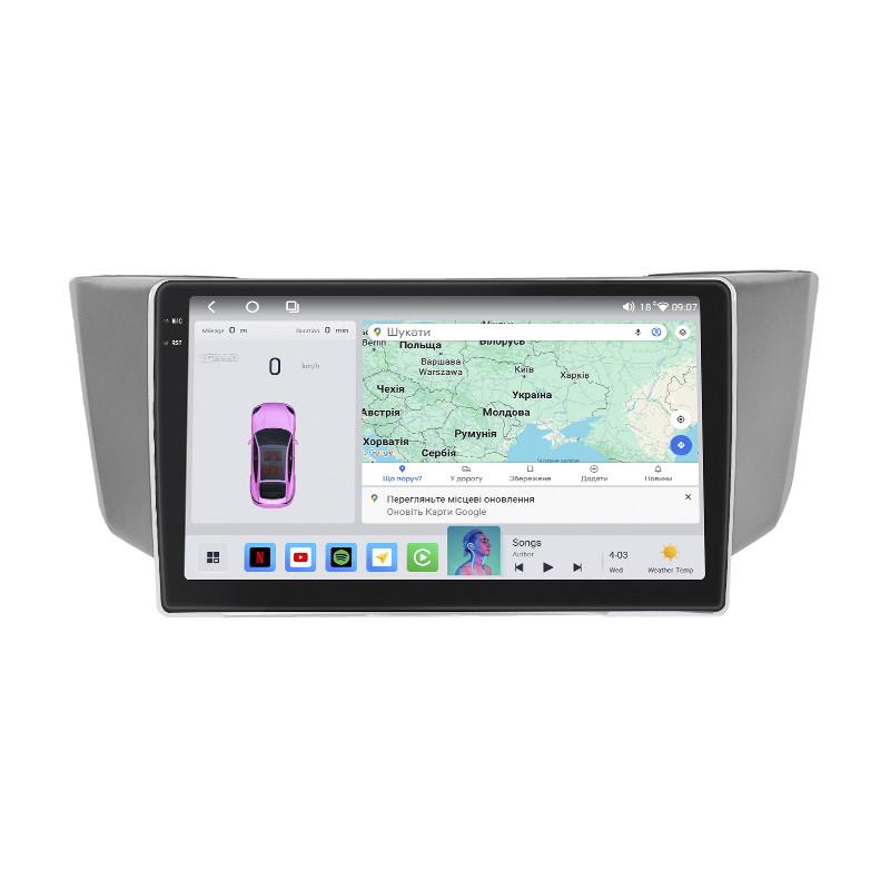 Автомагнитола штатная Lesko для Lexus RX II Рестайлинг 2006-2009 4/64 QLED CarPlay 4G Wi-Fi GPS Prime 9" (22391710)