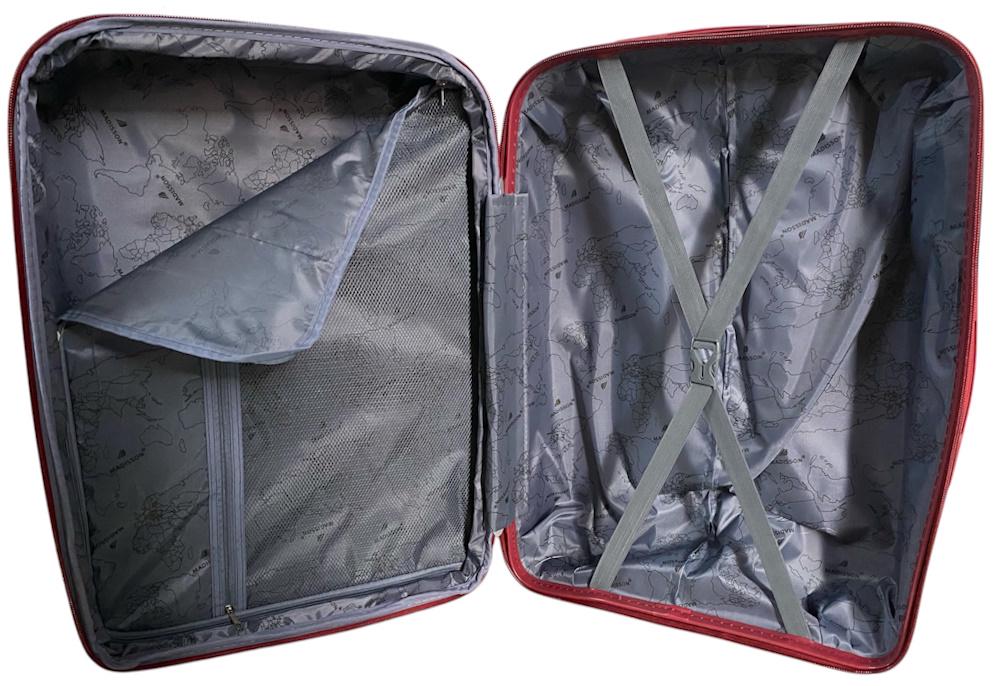 Валіза мала для ручної поклажі Madisson Snowball 51203 поліпропілен S Бордовий - фото 7 Валіза мала для ручної поклажі Madisson Snowball 51203 поліпропілен S Бордовий - фото 7