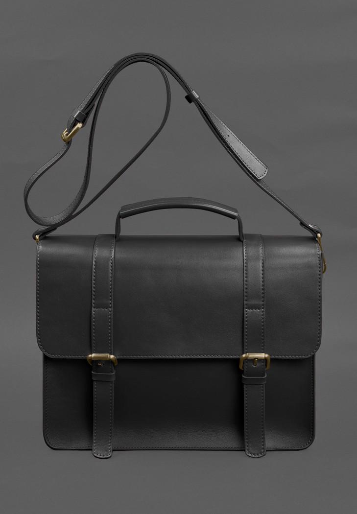 Сумка-портфель кожаная Porte Черный (A-028784)