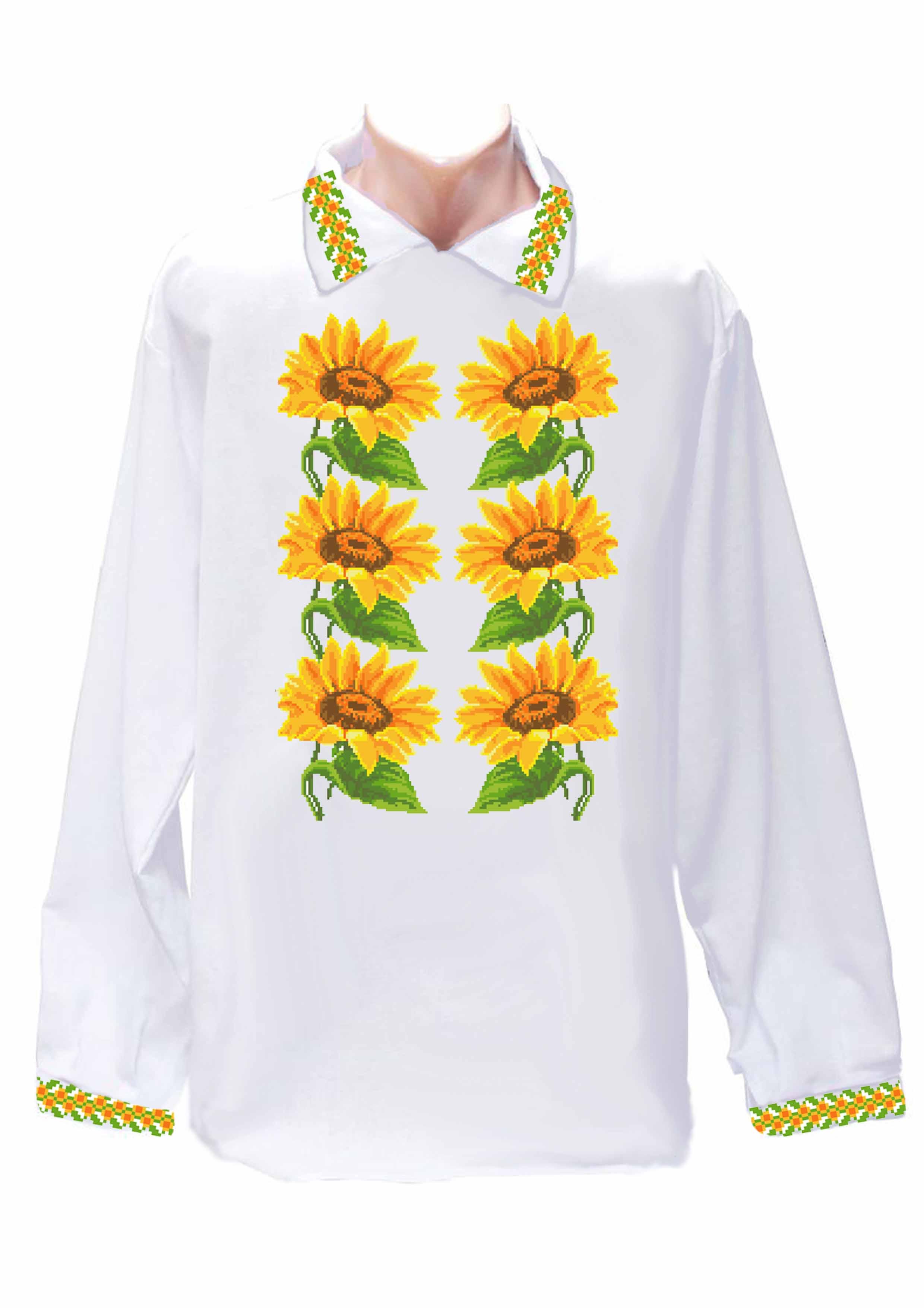 Заготовка для вышивки нитями или бисером/рубашка мужская не пошитая СЧД-246 домотканное полотно