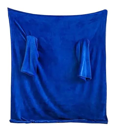 Плед с рукавами Snuggle Синий (17599) - фото 1