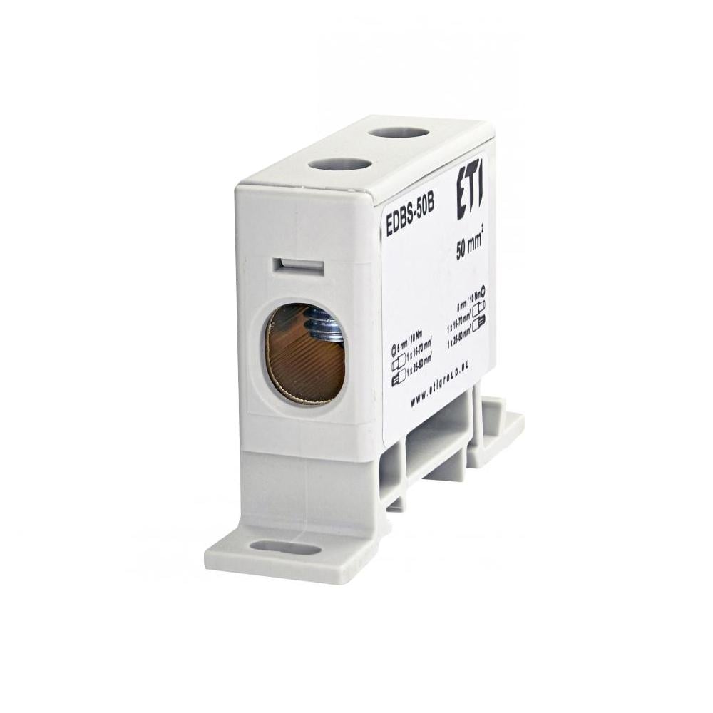 Клема вступна силова ETI EDBS-50B 16-70 мм2 150А 1-1 690V Сірий (1102405)