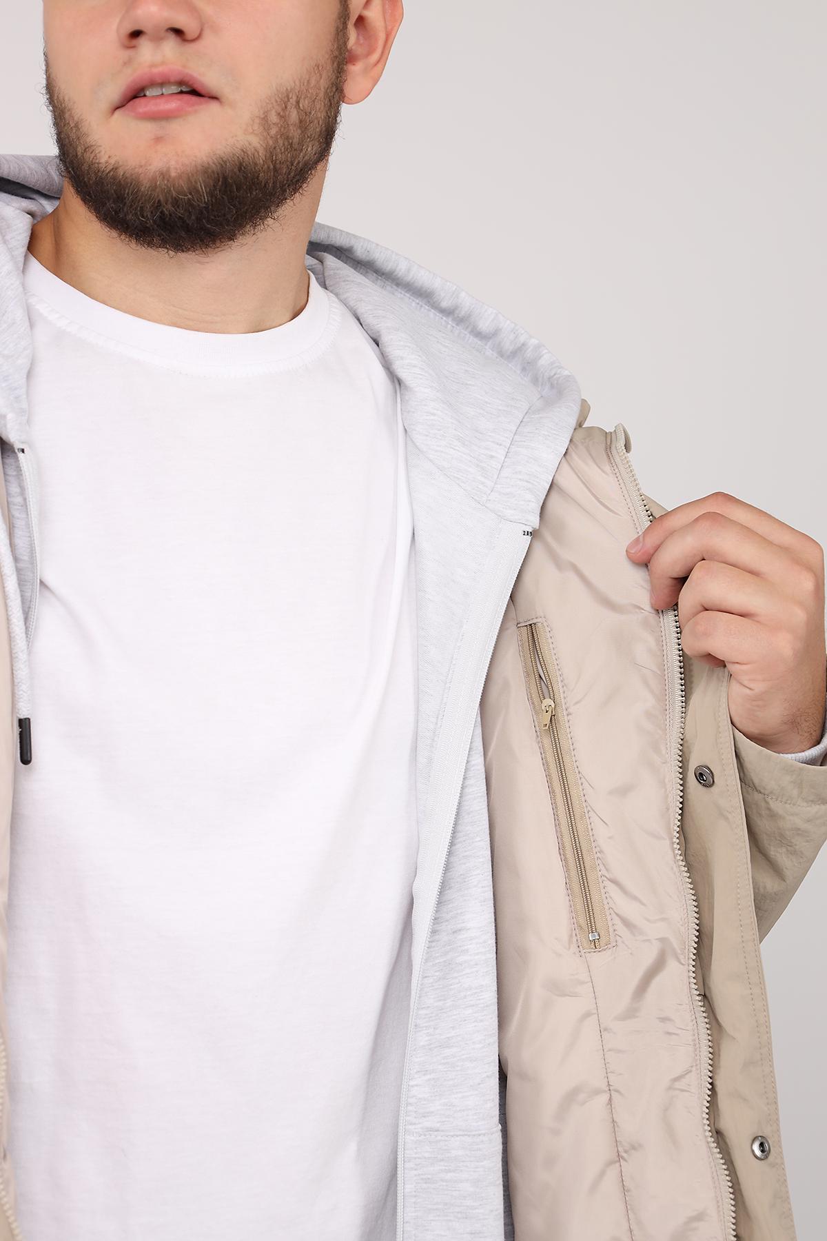 Куртка мужская демисезонная ЦБ-00280110 р. 54 Бежевый (29080047) - фото 4 Куртка мужская демисезонная ЦБ-00280110 р. 54 Бежевый (29080047) - фото 4