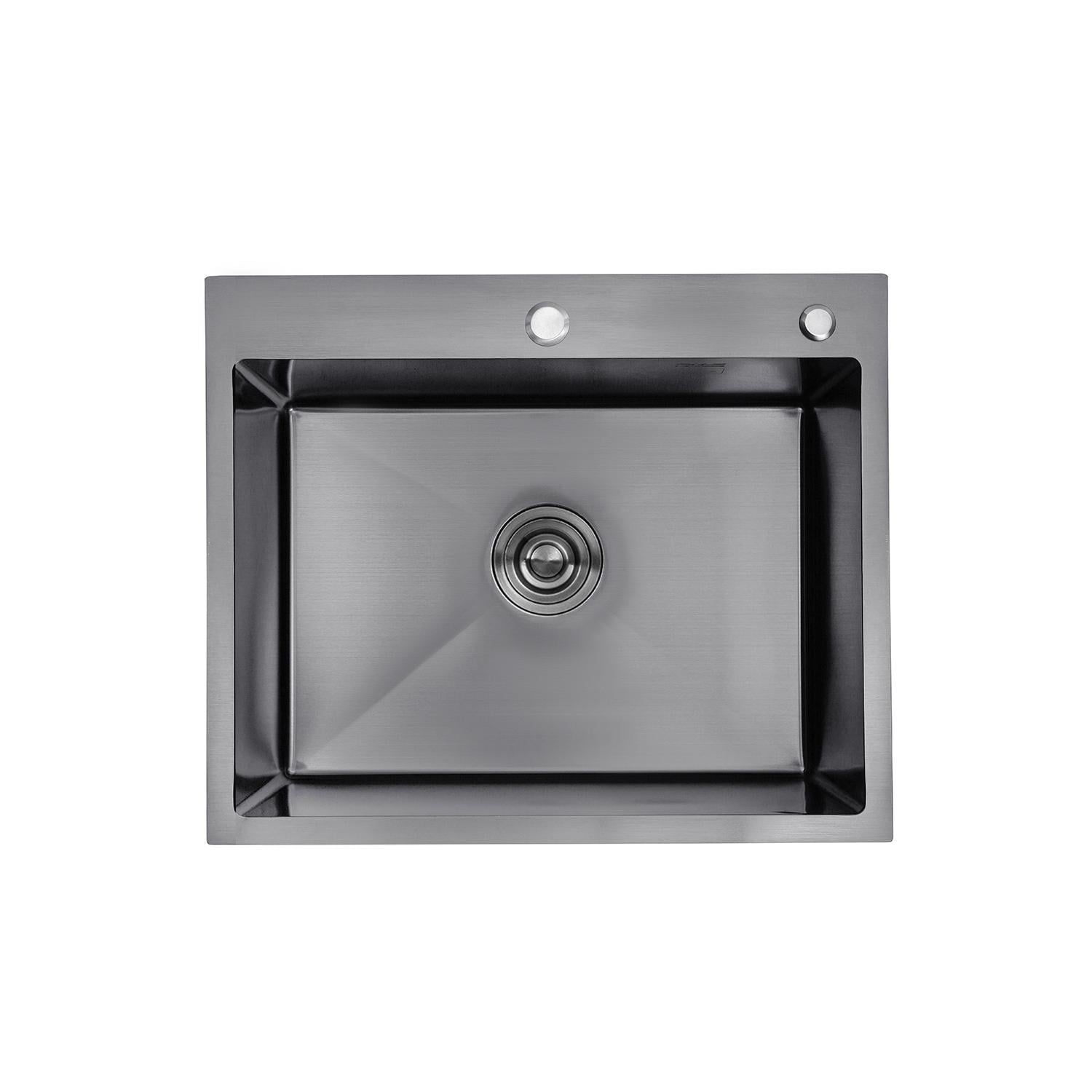 Мойка для кухни Kroner KRP Schwarze 6050HM PVD 3,0/1,0 мм (CV025260)