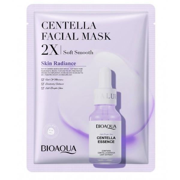 Маска для лица Bioaqua Centella 2X Soft Smooth Facial Mask с эссенцией центели азиатской 30 г (011515)