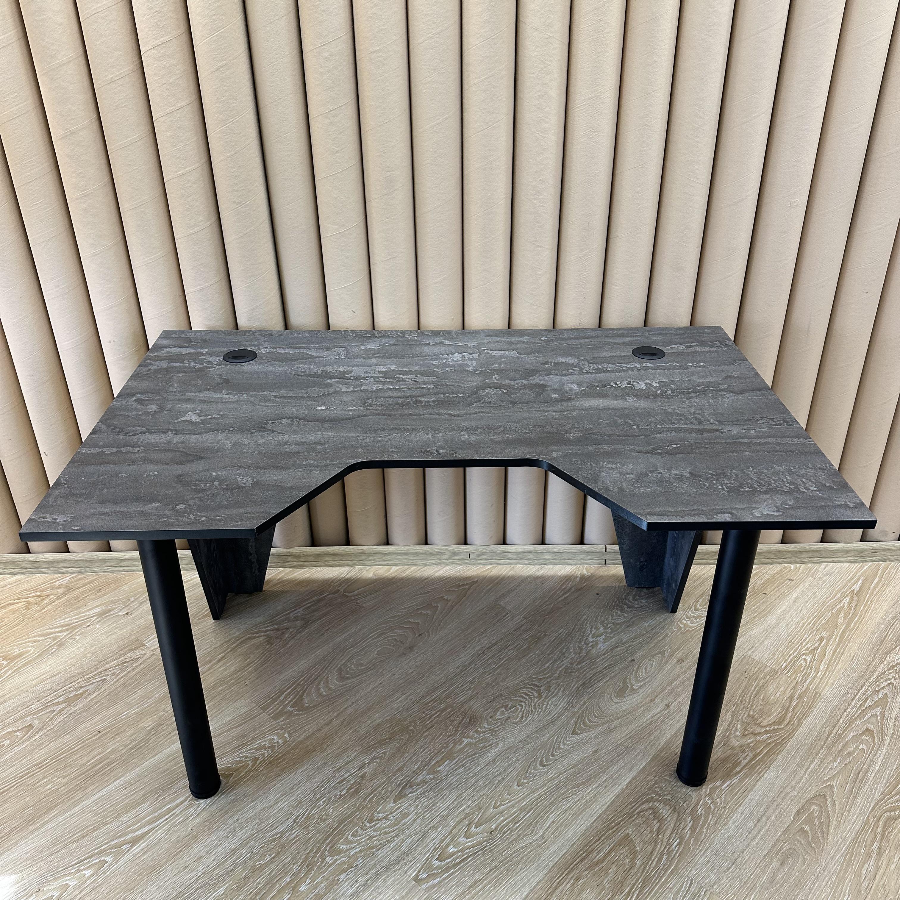 Стол компьютерный геймерский Drom Square Серый/Бетон