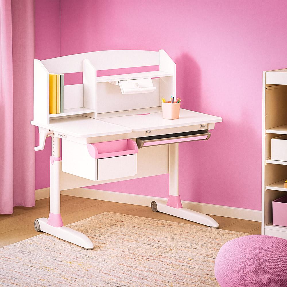 Школьная эргономичная парта трансформер ErgoKids Romana Multicolor/Белый (Evo-70 W/MC) - фото 7 Школьная эргономичная парта трансформер ErgoKids Romana Multicolor/Белый (Evo-70 W/MC) - фото 7