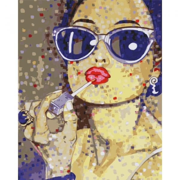 Картина по номерам Идейка Люди На стиле 40х50 см в термопакете (КНО2677-mt)