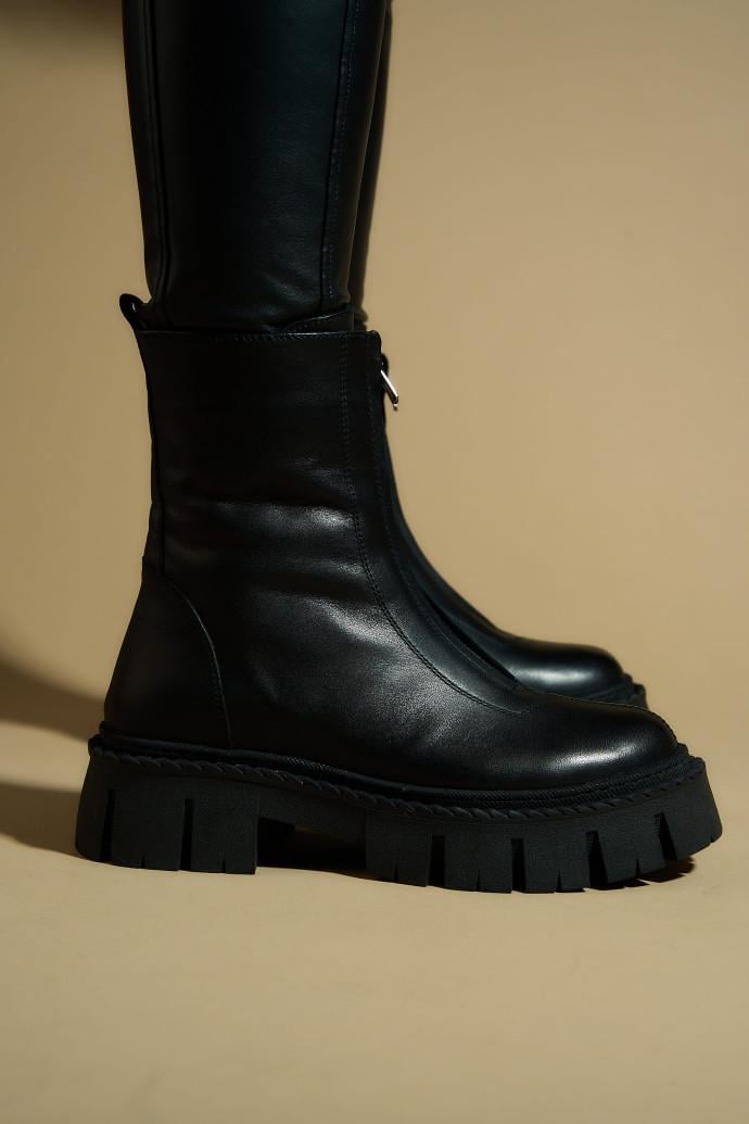 Черевики жіночі Fabio Monelli р. 39 Чорний (181973) - фото 4 Черевики жіночі Fabio Monelli р. 39 Чорний (181973) - фото 4