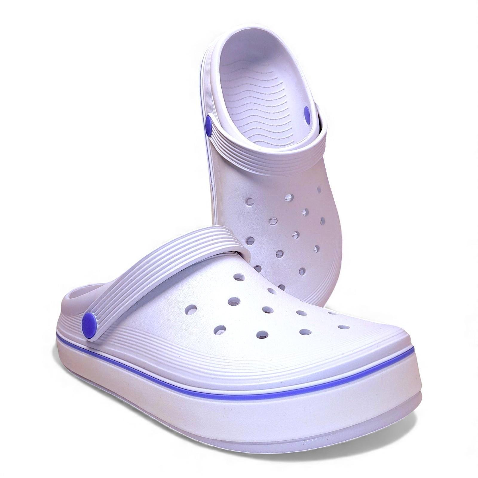 Сабо женские Dago из EVA-пены с голубой лентой р. 37 23,5 см Белый (2821334532) - фото 9 Сабо женские Dago из EVA-пены с голубой лентой р. 37 23,5 см Белый (2821334532) - фото 9