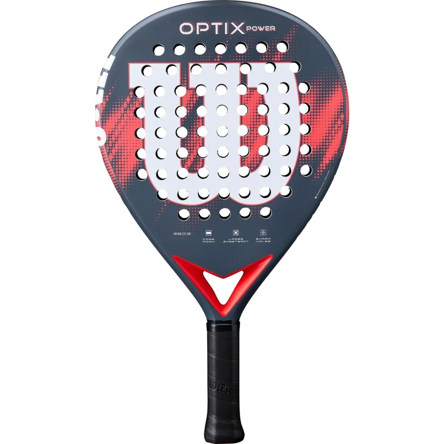 Ракетка для падл-тенісу Wilson OPTIX V2 POWER GRIP2 Синьо-червоний (WR190811U2) Ракетка для падл-тенісу Wilson OPTIX V2 POWER GRIP2 Синьо-червоний (WR190811U2)