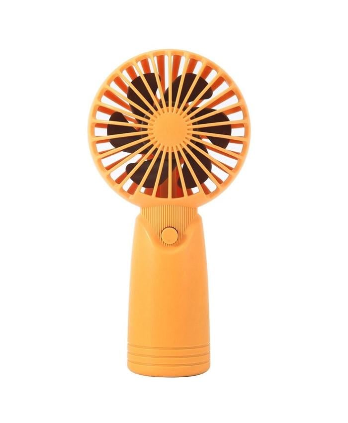 Вентилятор ручний Electric Fan USB акумуляторний Помаранчевий (18728673) - фото 1