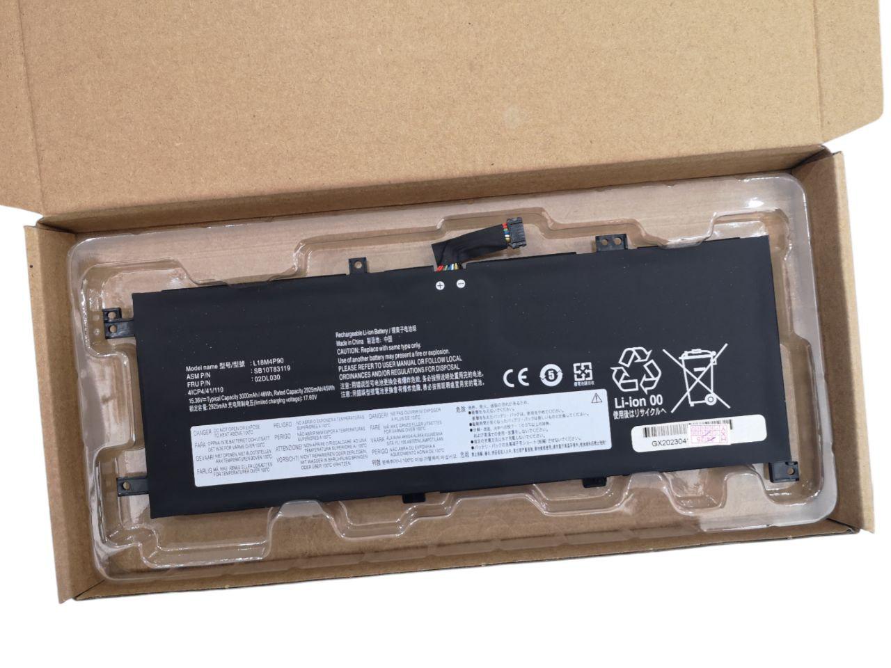 Аккумулятор для Lenovo ThinkPad L13/Yoga L13/L18C4P90/02DL030/5B10W13934 2925 mAh 46Wh (21780944)