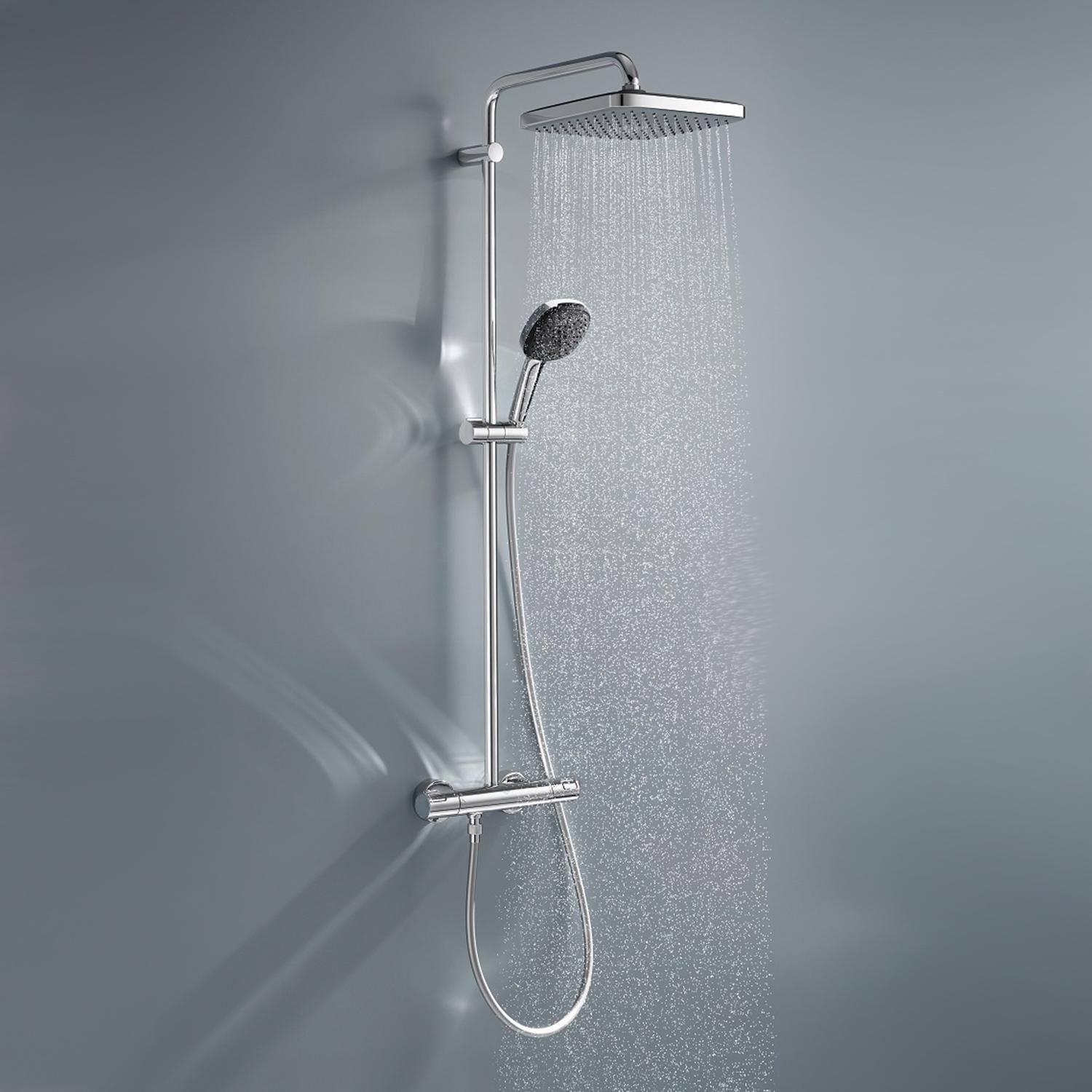 Душова система з термостатом Grohe Vitalio Comfort 26696001 Хром (215017) - фото 10