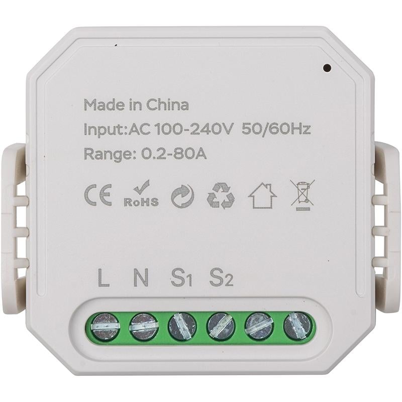Выключатель счетчика энергии Tuya Wi-Fi MS01 1CT