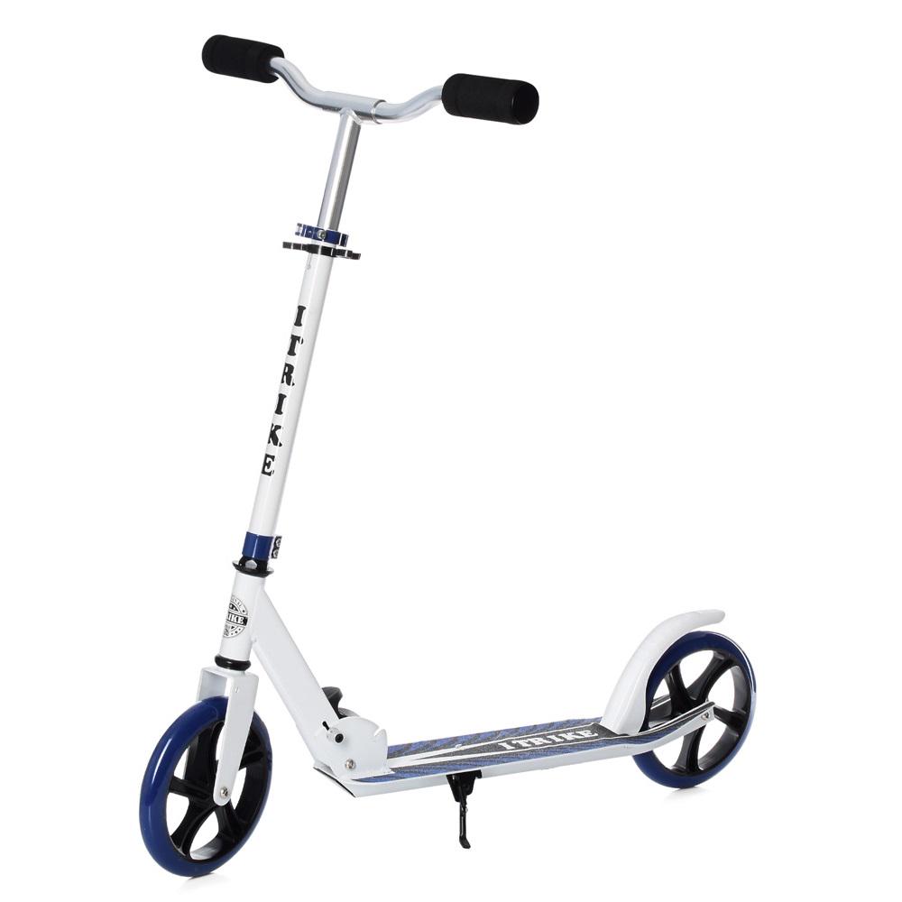 Самокат iTrike SR 2-010-10-W-BL Белый/Синий